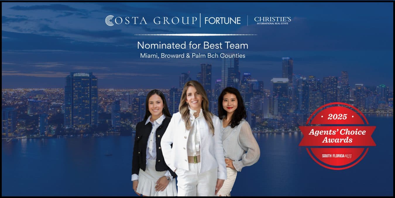 Finalist for “Best Team” — South Florida Agents’ Choice Awards 2025.