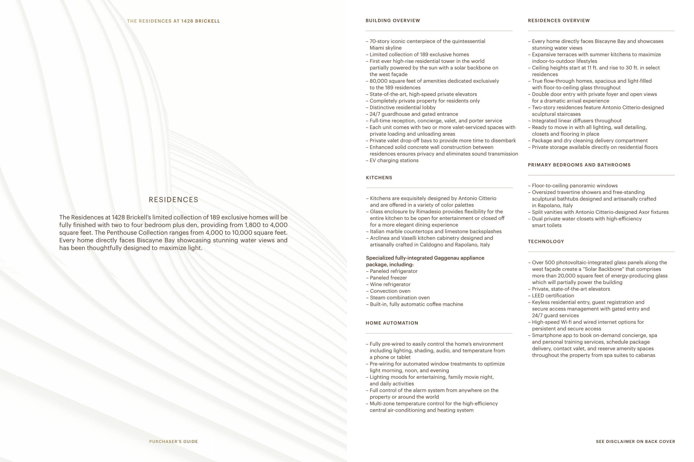 1428 Brickell — Brochure — Page 4