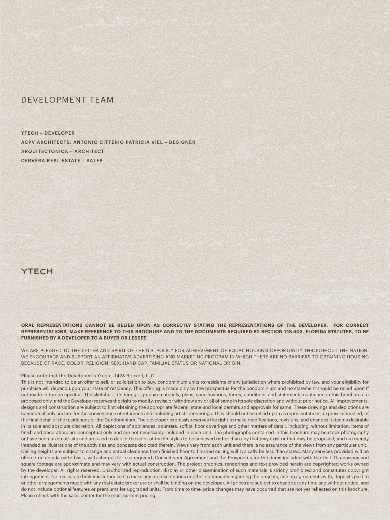 1428 Brickell — Brochure — Page 7