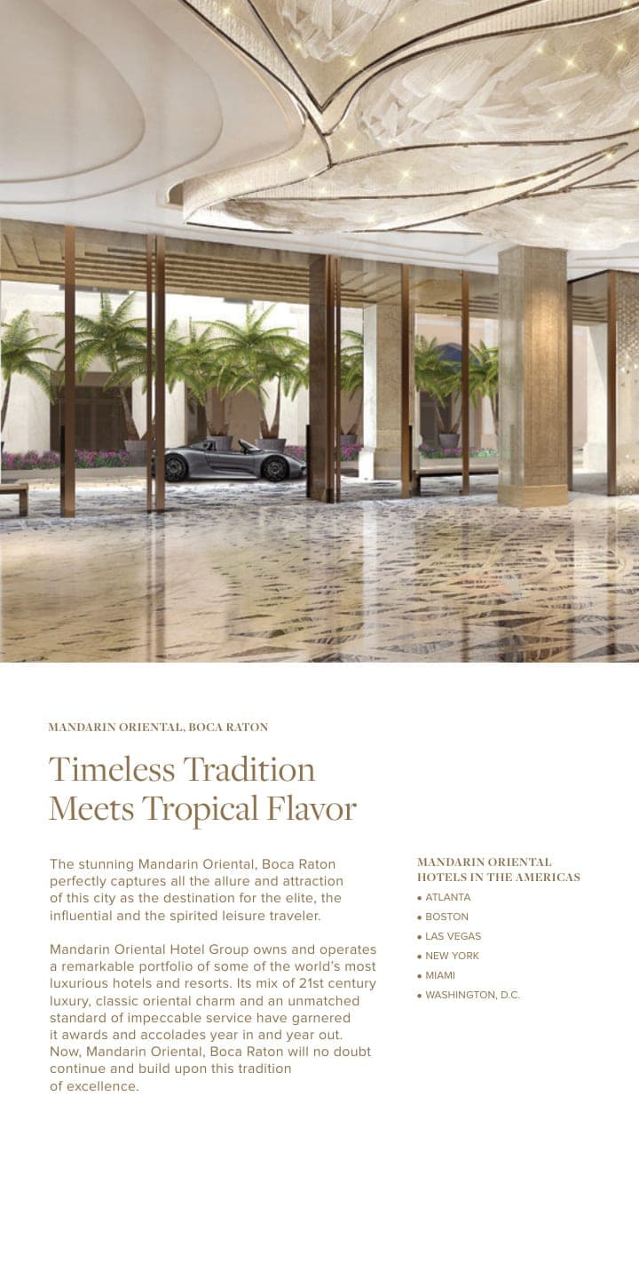Mandarin Oriental Residences — Brochure — Page 6