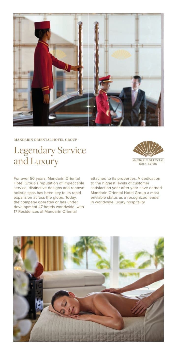 Mandarin Oriental Residences — Brochure — Page 8