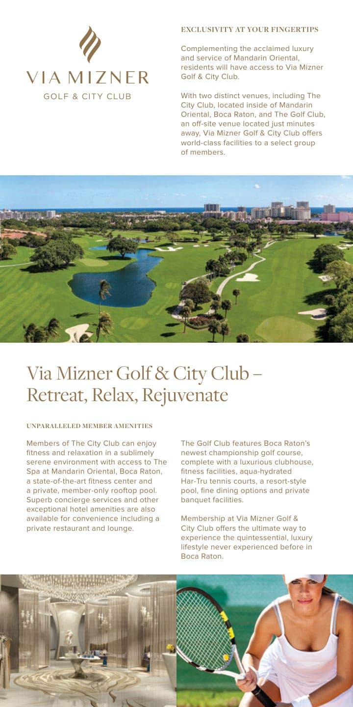 Mandarin Oriental Residences — Brochure — Page 9