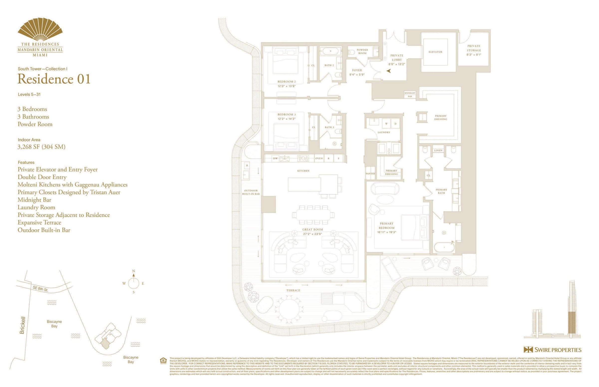 Mandarin Oriental Residences — Floor Plan — Page 5