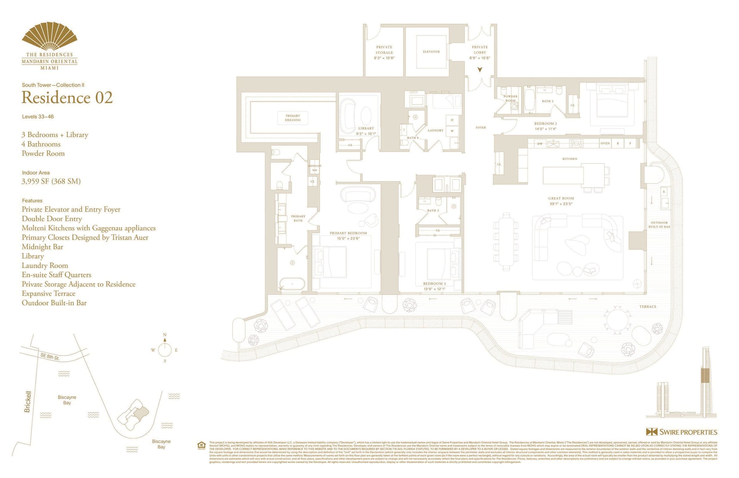 Mandarin Oriental Residences — Floor Plan — Page 6