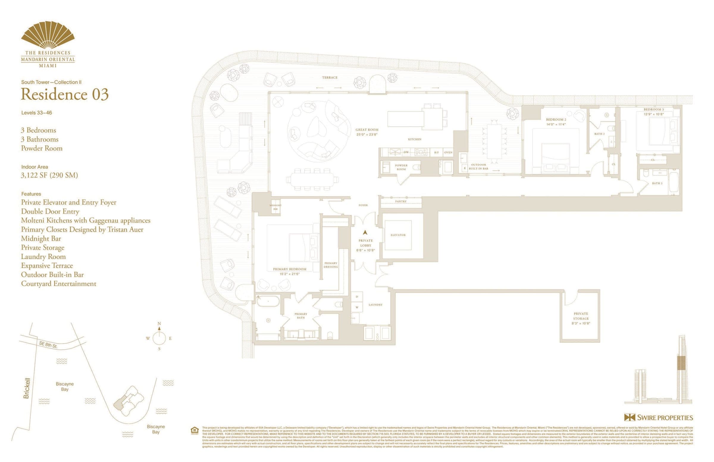 Mandarin Oriental Residences — Floor Plan — Page 7