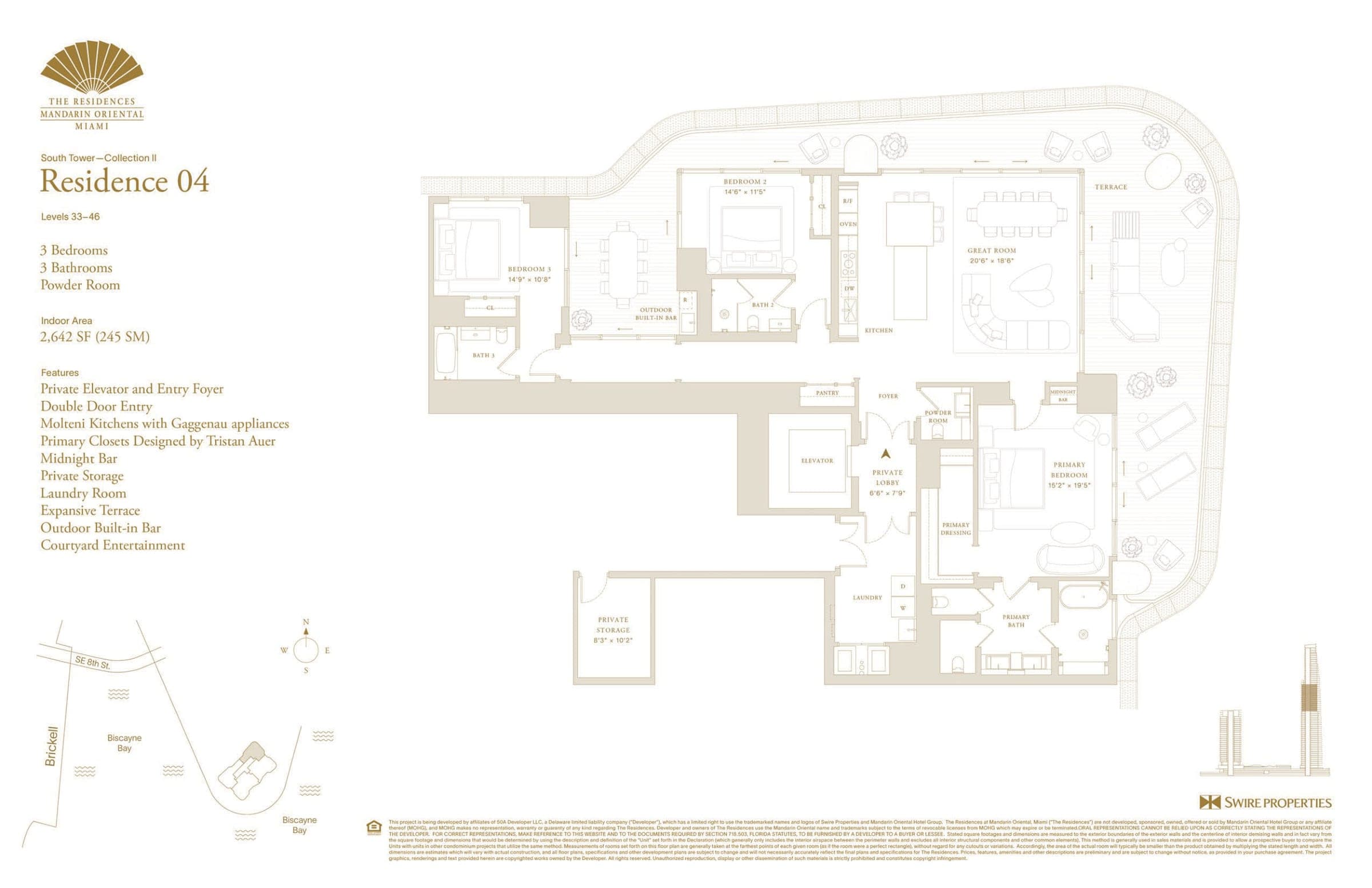 Mandarin Oriental Residences — Floor Plan — Page 8