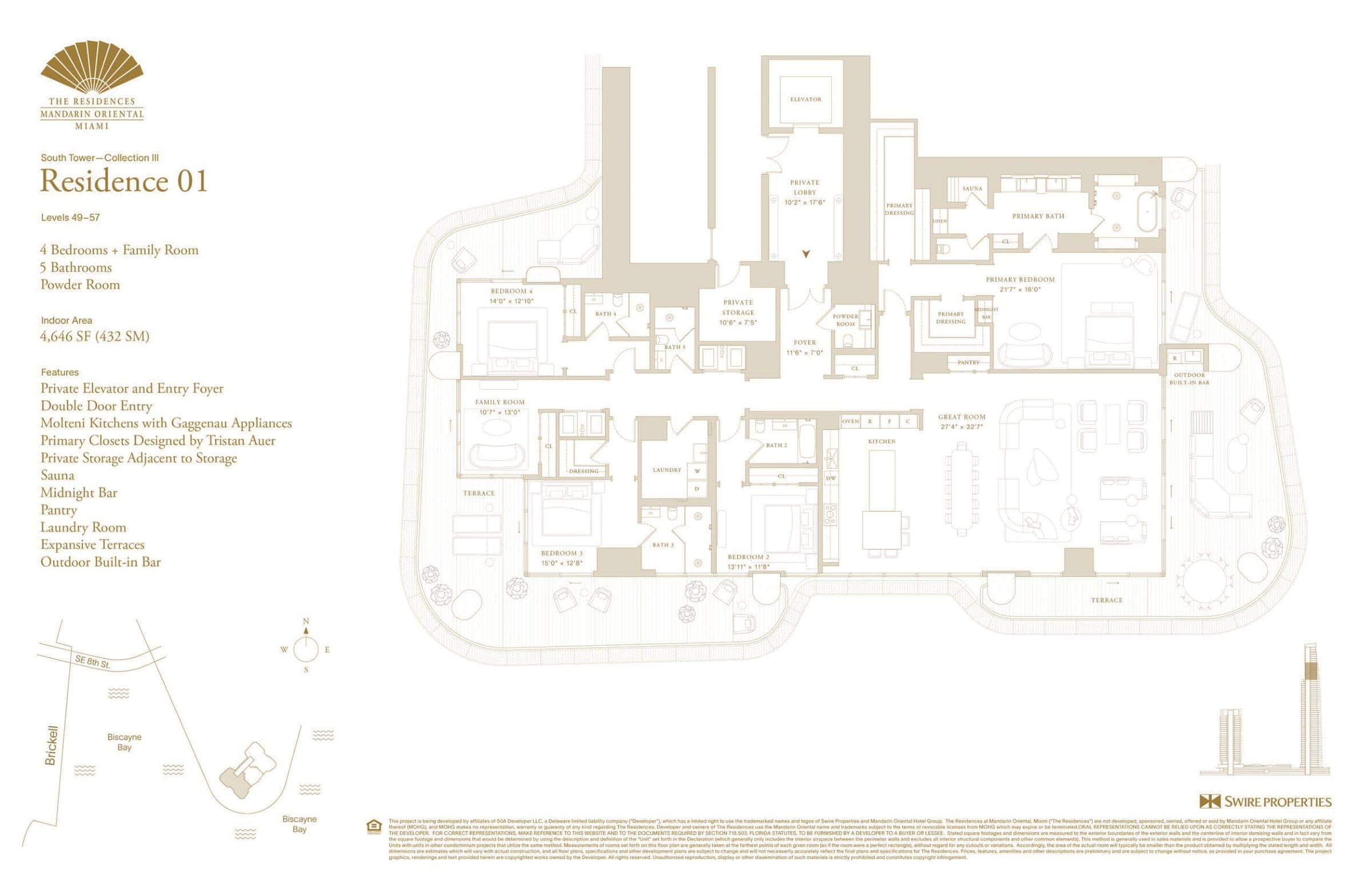 Mandarin Oriental Residences — Floor Plan — Page 11