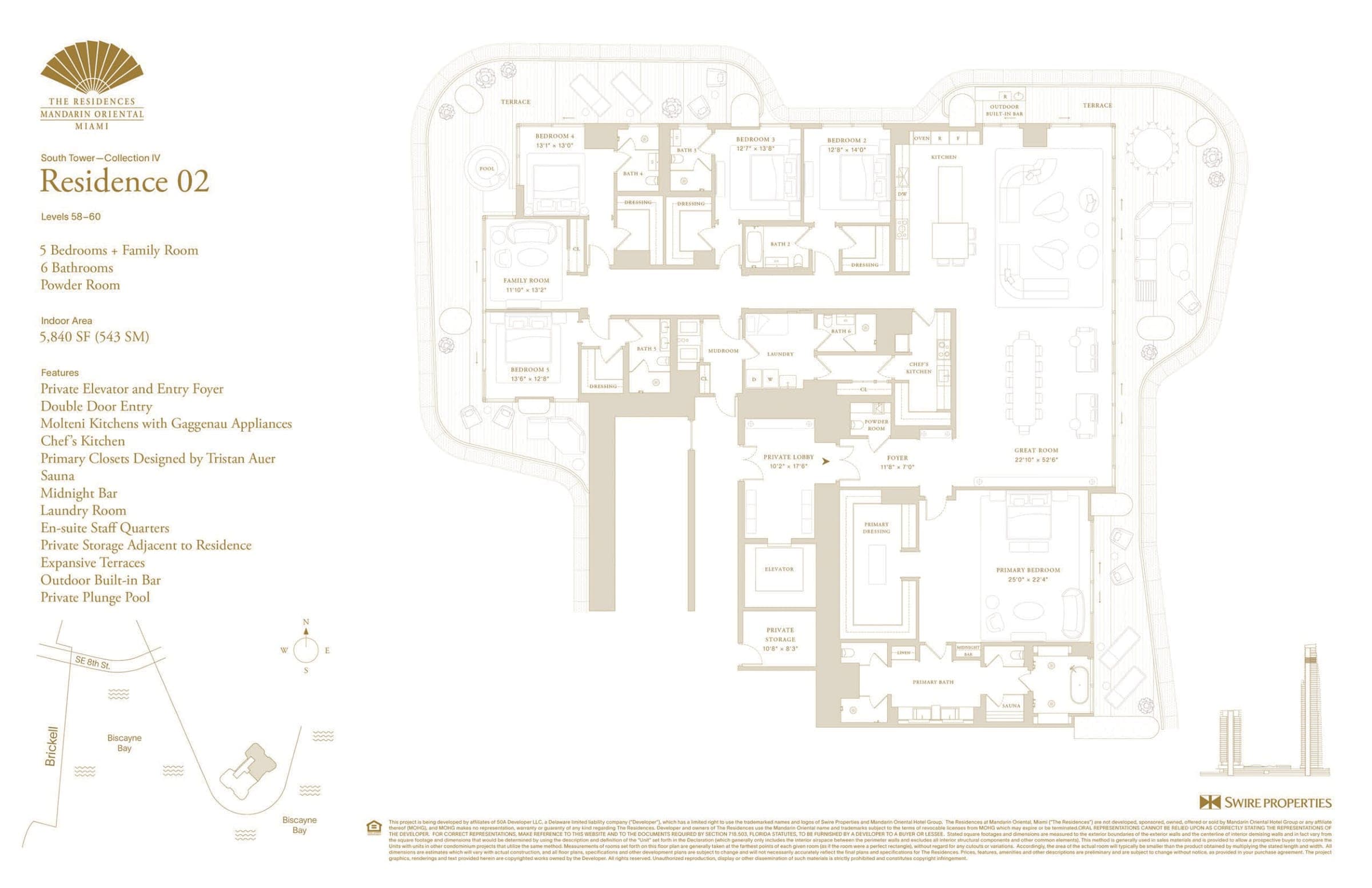 Mandarin Oriental Residences — Floor Plan — Page 15