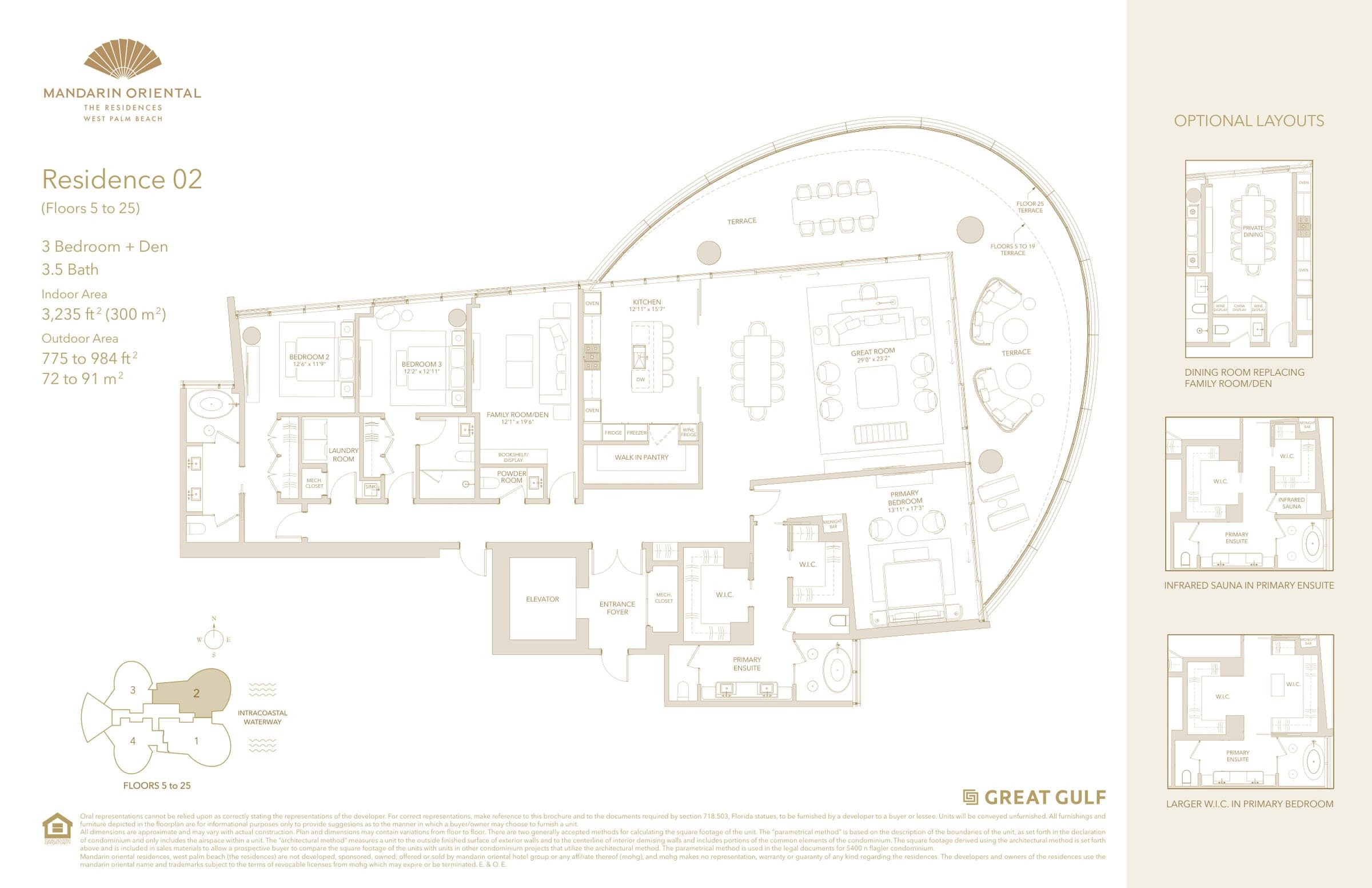 Mandarin Oriental Residences — Floor Plan — Page 2