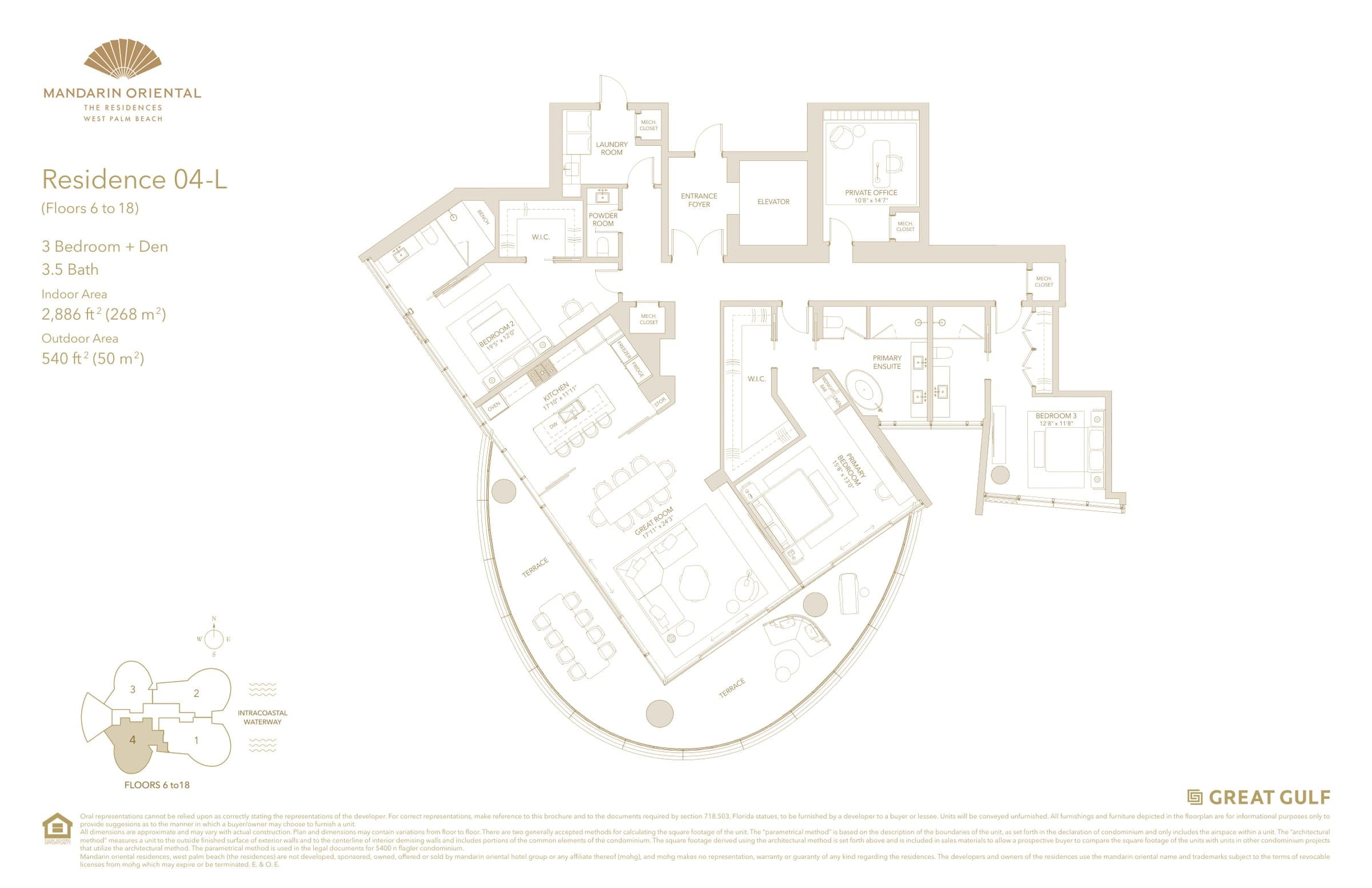 Mandarin Oriental Residences — Floor Plan — Page 4