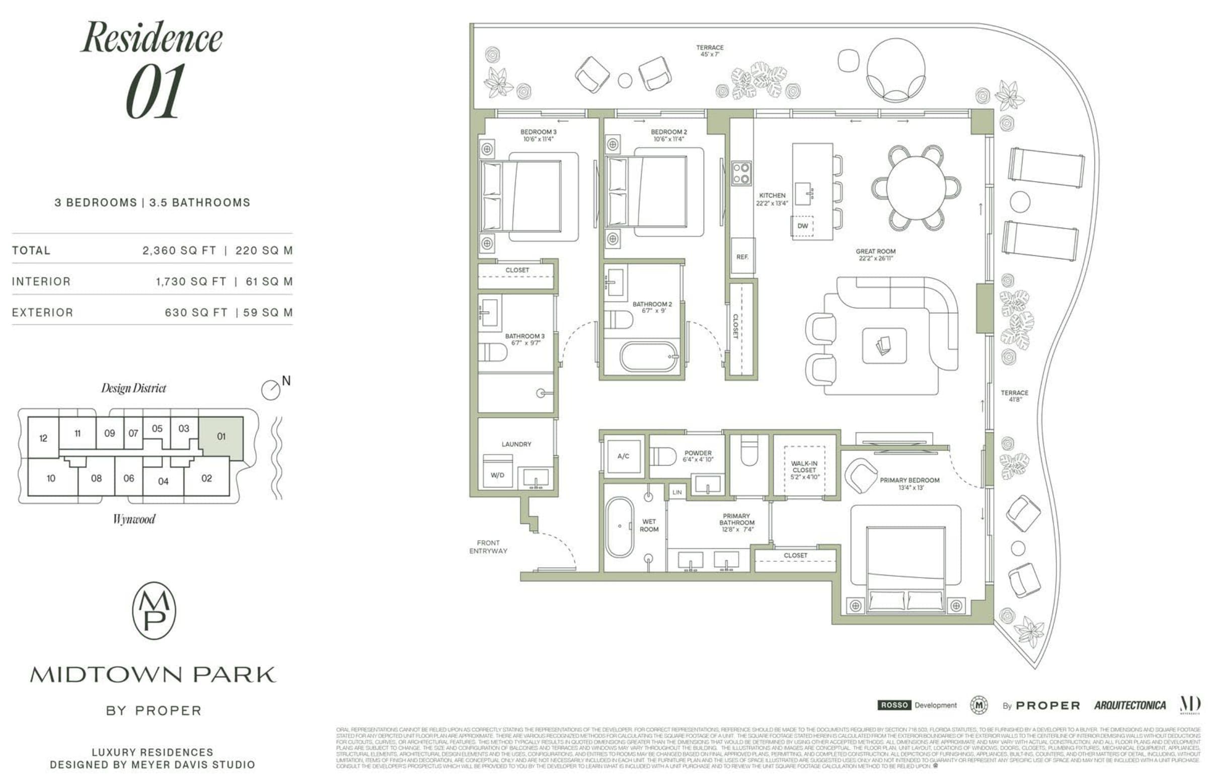 Midtown Park Residences — Floor Plan — Page 2