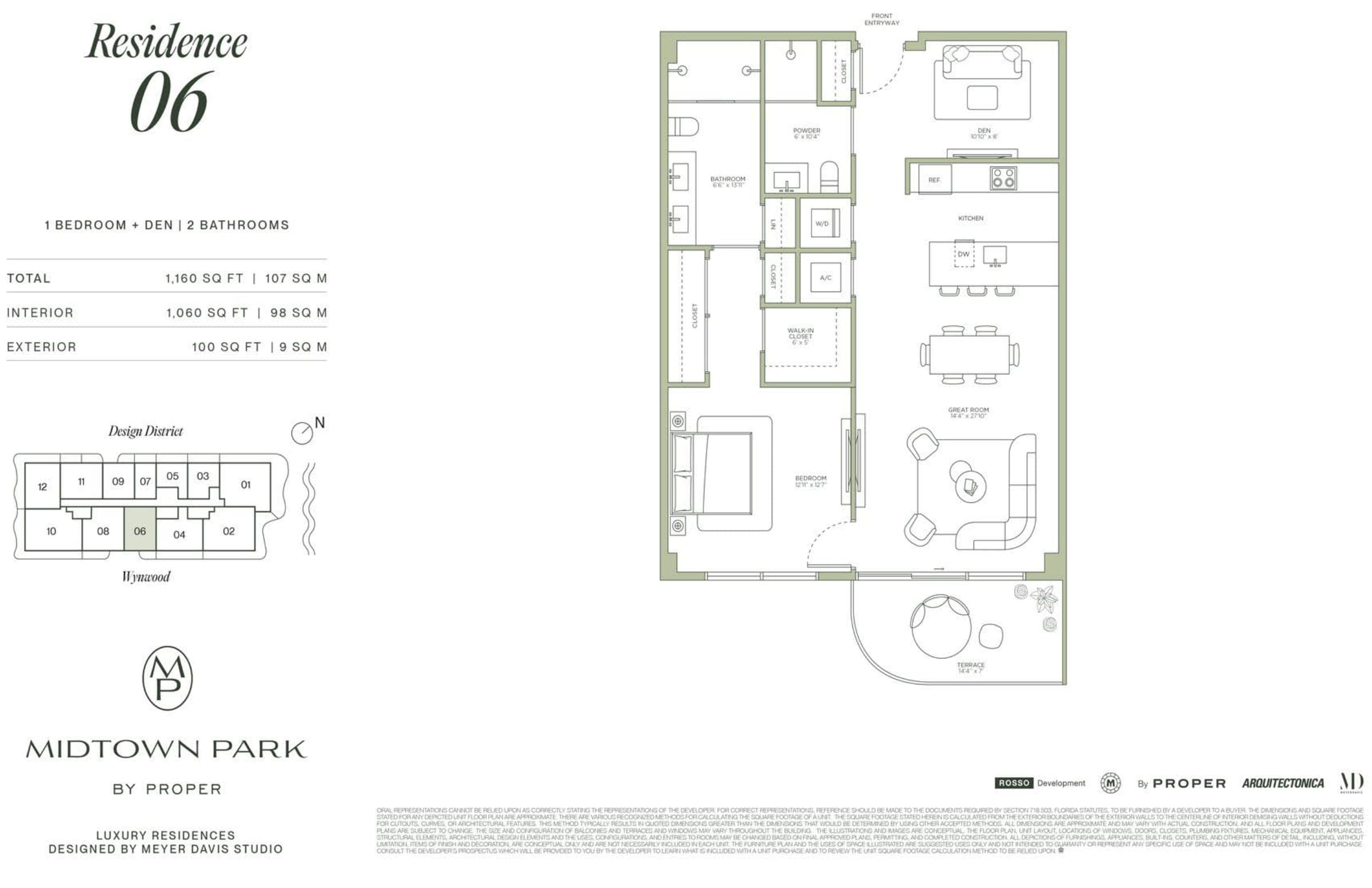 Midtown Park Residences — Floor Plan — Page 12
