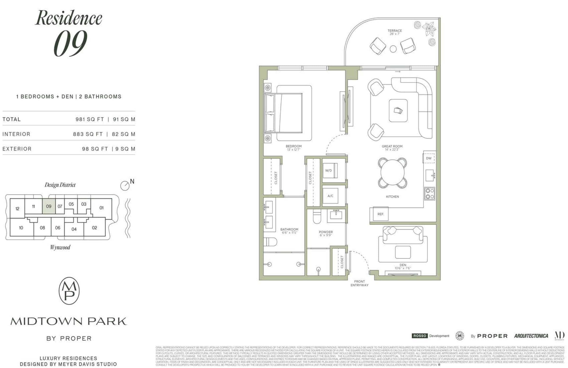 Midtown Park Residences — Floor Plan — Page 18